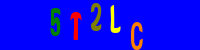 Blue Captcha Image