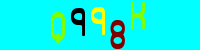 Blue Captcha Image