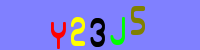 Blue Captcha Image
