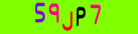 Blue Captcha Image