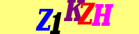 Blue Captcha Image