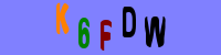 Blue Captcha Image