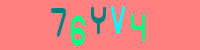 Blue Captcha Image