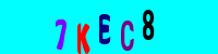 Blue Captcha Image