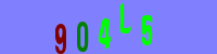 Blue Captcha Image