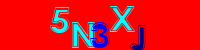 Blue Captcha Image