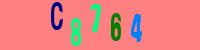 Blue Captcha Image