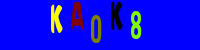 Blue Captcha Image