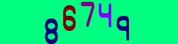 Blue Captcha Image
