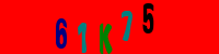 Blue Captcha Image
