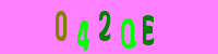 Blue Captcha Image