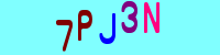 Blue Captcha Image