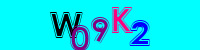 Blue Captcha Image