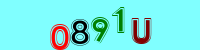 Blue Captcha Image