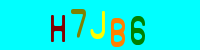 Blue Captcha Image