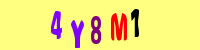 Blue Captcha Image