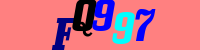 Blue Captcha Image