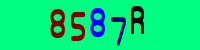 Blue Captcha Image