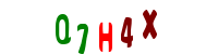 Blue Captcha Image