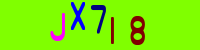 Blue Captcha Image