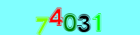 Blue Captcha Image