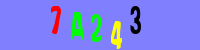 Blue Captcha Image