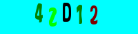 Blue Captcha Image