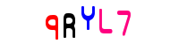 Blue Captcha Image