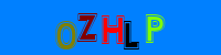 Blue Captcha Image