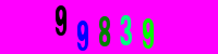 Blue Captcha Image