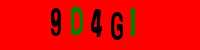 Blue Captcha Image