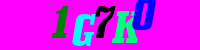 Blue Captcha Image