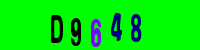 Blue Captcha Image