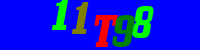 Blue Captcha Image