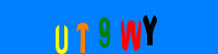 Blue Captcha Image