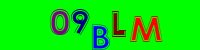 Blue Captcha Image