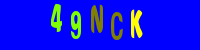 Blue Captcha Image
