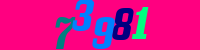 Blue Captcha Image