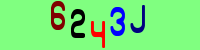 Blue Captcha Image