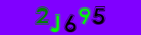 Blue Captcha Image