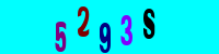 Blue Captcha Image
