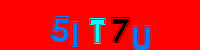 Blue Captcha Image
