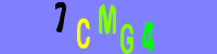 Blue Captcha Image