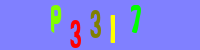 Blue Captcha Image