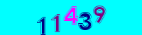 Blue Captcha Image