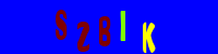 Blue Captcha Image