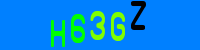 Blue Captcha Image