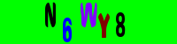 Blue Captcha Image