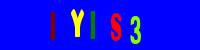 Blue Captcha Image