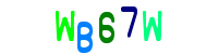 Blue Captcha Image